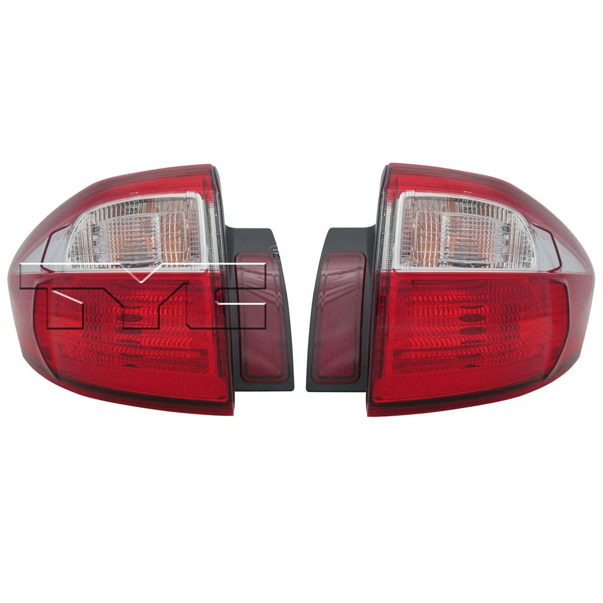 Set of 2 TYC Outer Tail Light Lamp Assemblies for Ford C-Max (2013–2016)