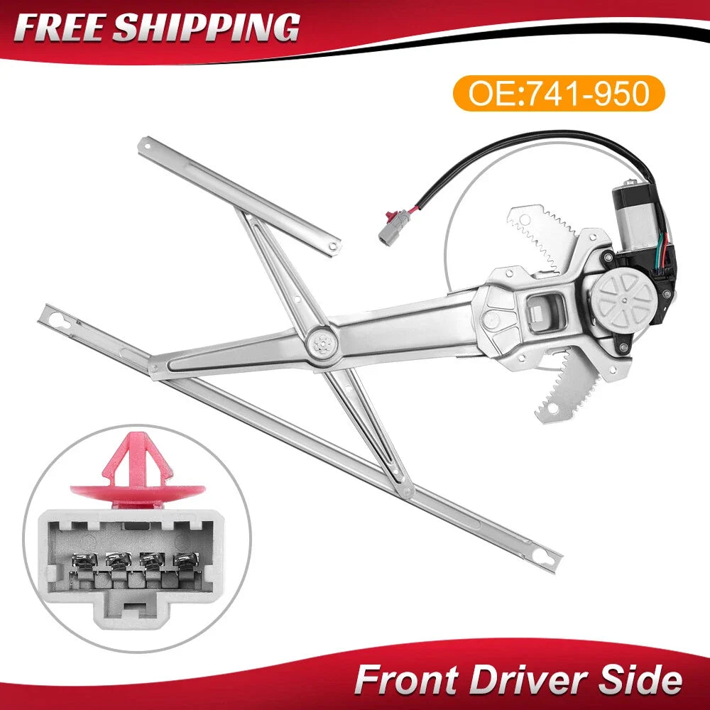 Power Window Regulator & Motor for Front Left Honda CR-V 1997-2001