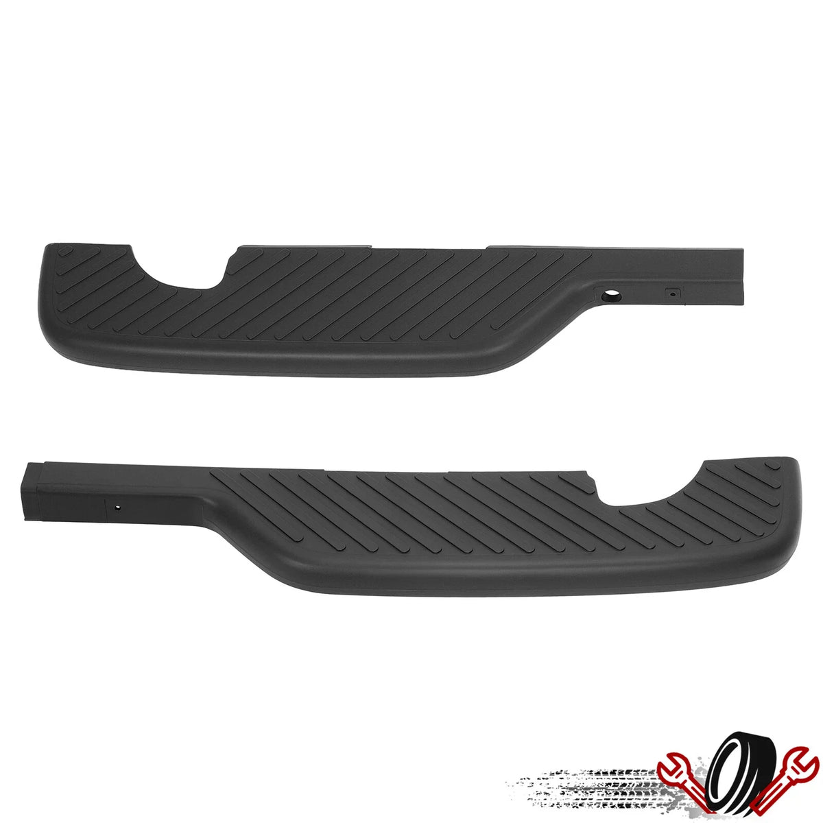 2X Rear Step Bumper Pad Cover for Ford F150 Lightning (1997–2004)