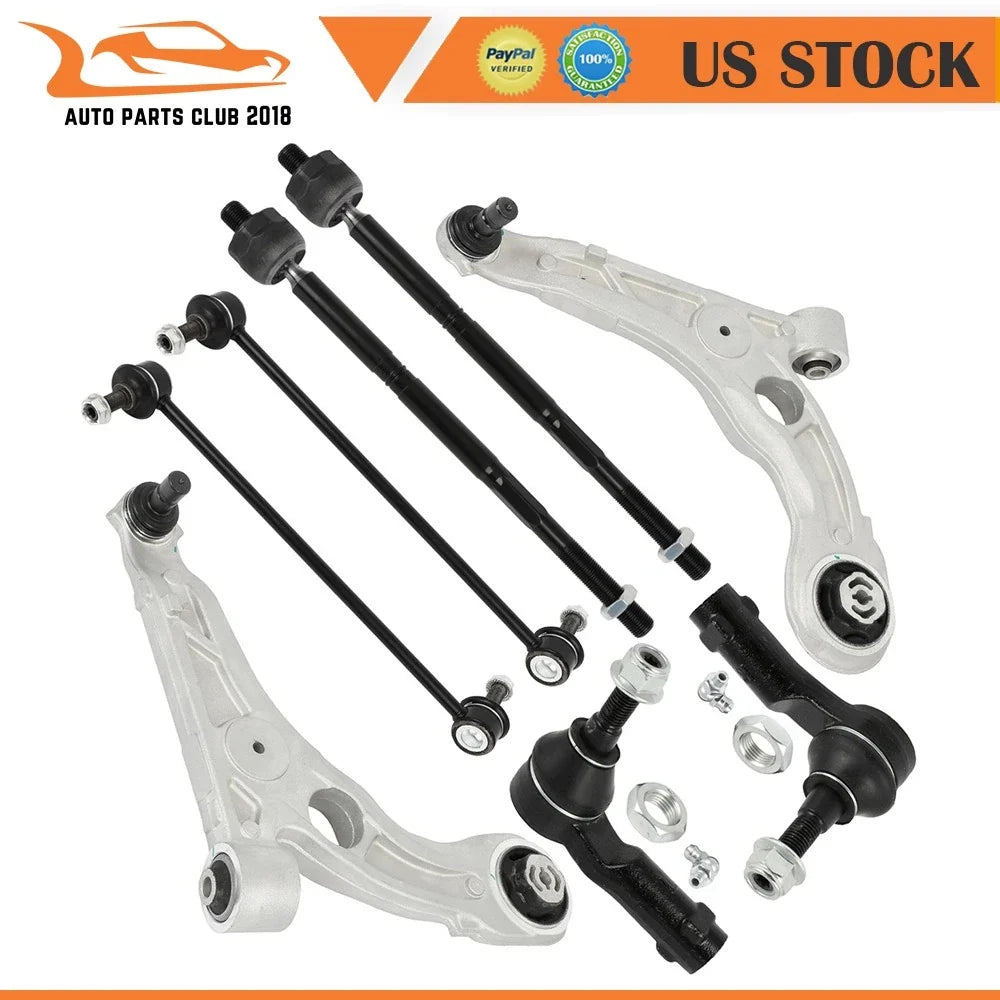Set of 8 Front Lower Control Arm Ball Joints for Chrysler 200 (2016–2017)