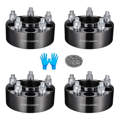 Hubcentric Wheel Spacer Set of 4, 2" for Ford Ranger Explorer Mustang 1994-2023