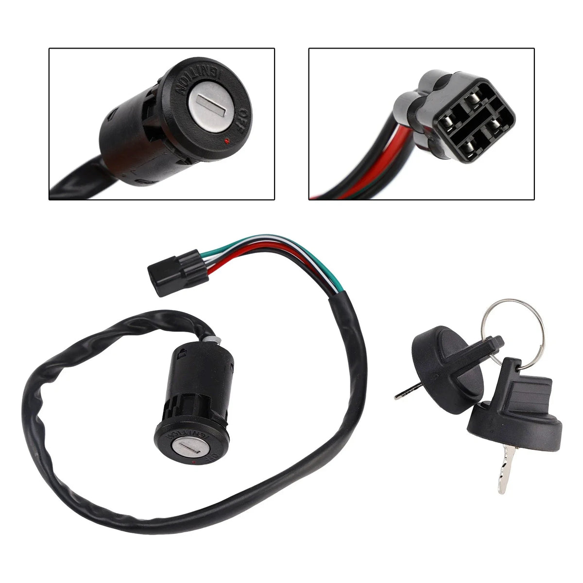 Ignition Key Switch for Honda TRX450R 2004-2009 - Part 35100-HP1-003