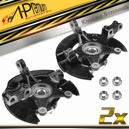 Front Steering Knuckle & Hub Bearing Pair for Honda Pilot (2003–2004)
