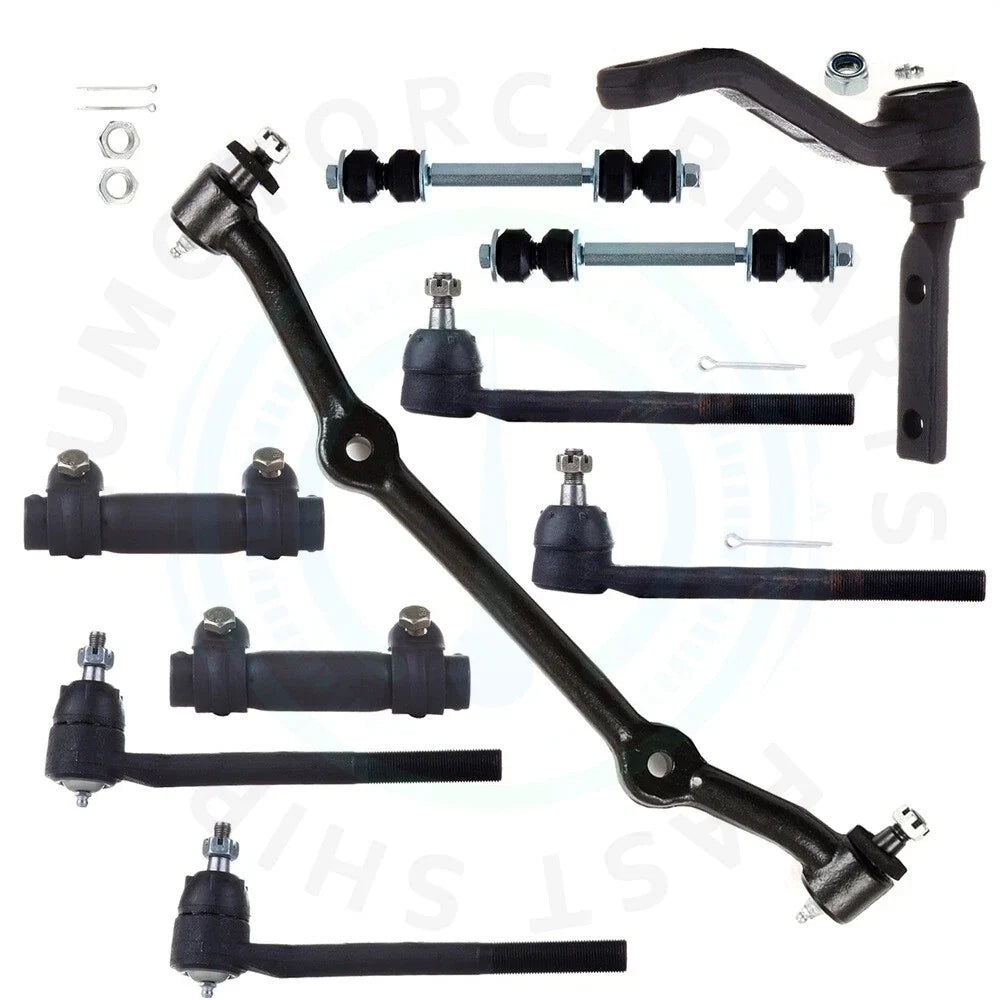 10pcs Front Tie Rod End Sway Bar for Chevrolet Blazer S10 (1996–2003)
