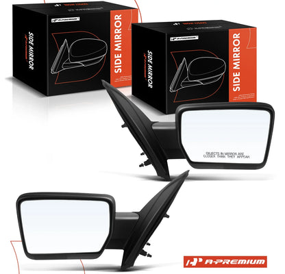 2X Power Mirrors for Ford F-150 (2004–2008) Manual Fold