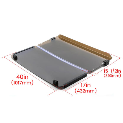 Tinted Fold Down Windshield for Yamaha G2 G9 (1985–1995)