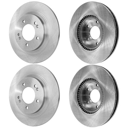 Front and Rear Brake Rotors for Kia Optima (2013-2015)