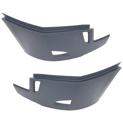 Bumper End Set for Freightliner Cascadia (2018–2022) w/ Fog Light Holes
