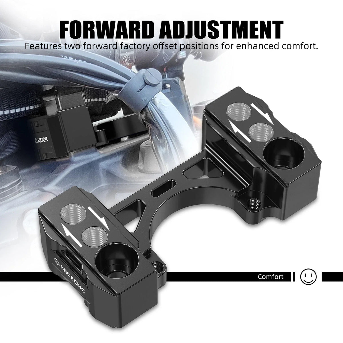 Handlebar Stabilizer Riser for Husqvarna Norden 901 (2022–2023)
