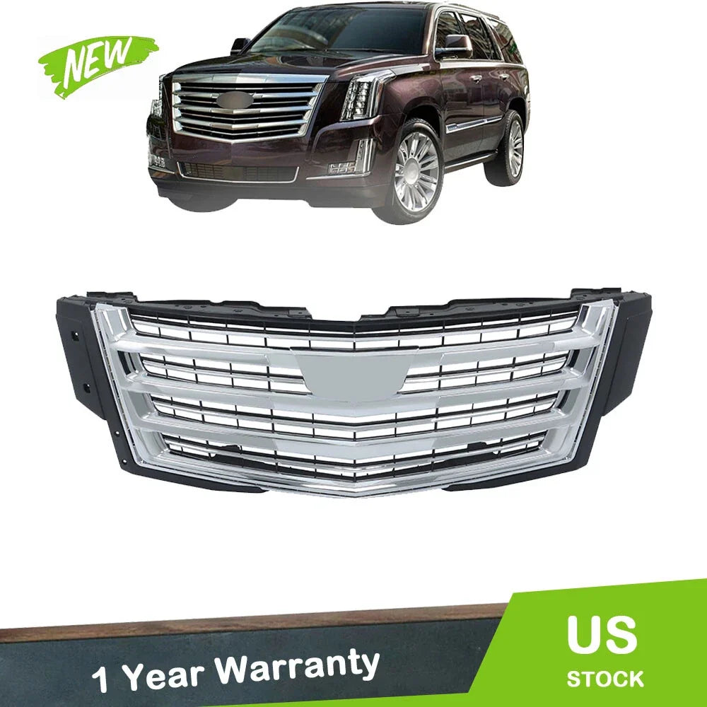 Front Upper Grille Molding in Chrome for Cadillac Escalade 2015–2020