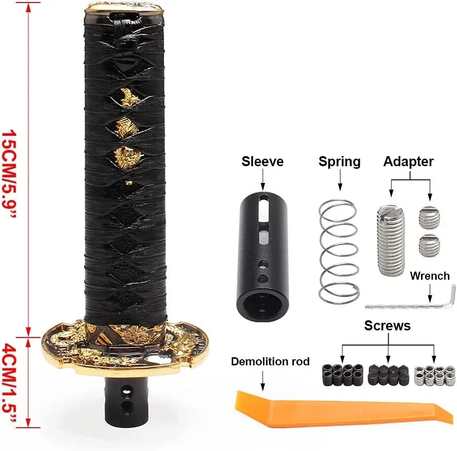 Universal Samurai Sword Automatic Gear Shift Knob - 15cm Length