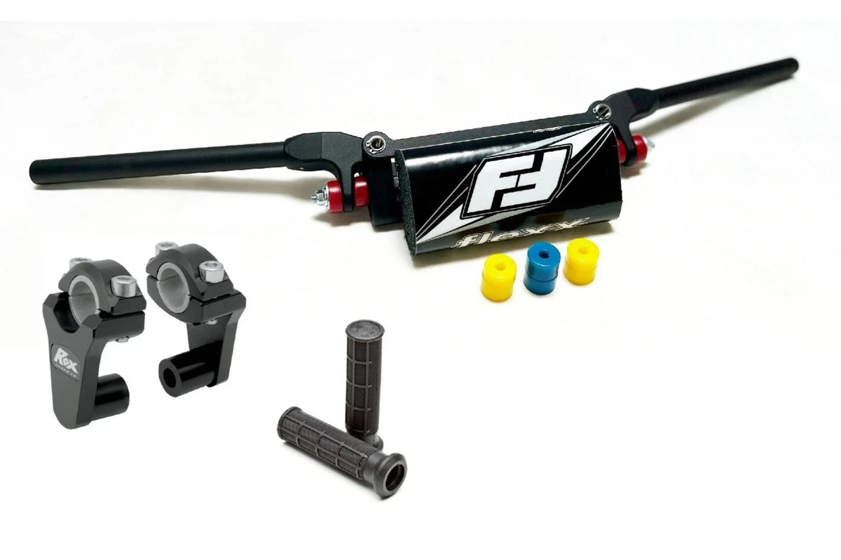 Fasst Flexx 15" Low Handlebars for DS 450 DS 650 (Rox 2" Riser, Black)