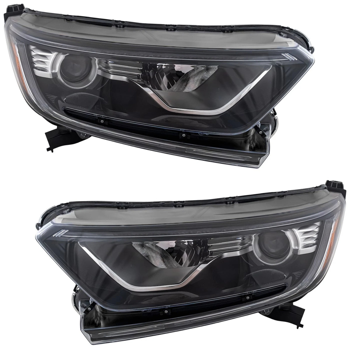 LH & RH Headlights for Honda CR-V (2017–2022) Halogen w/ Bulbs CAPA