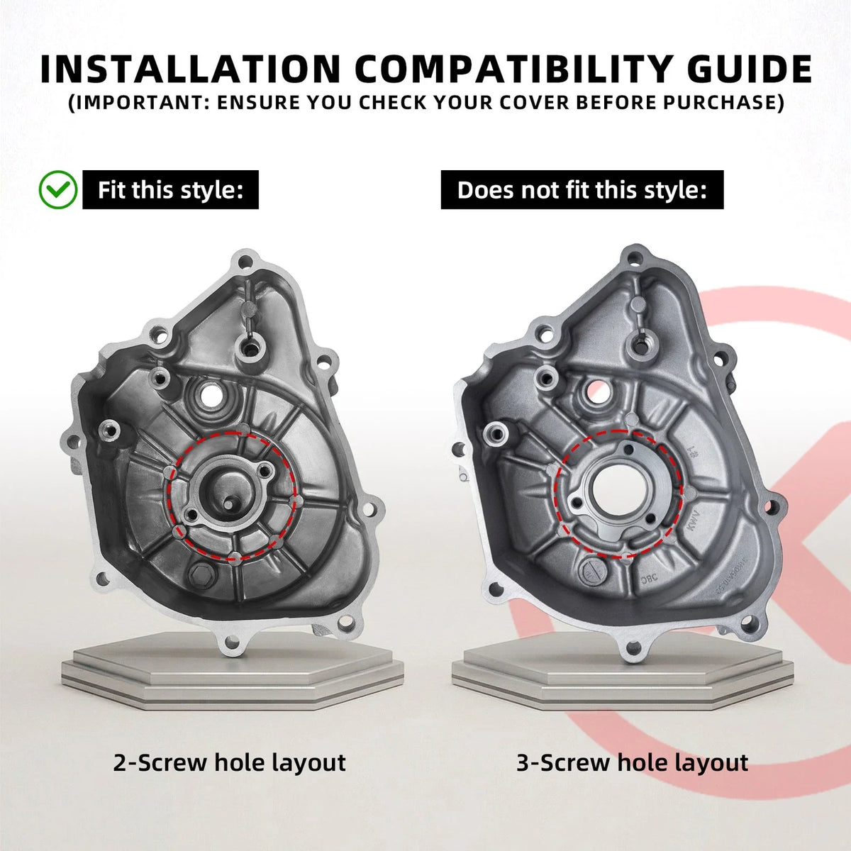 Left Engine Crankcase Stator Cover for Honda CRF110F (2013–2025)