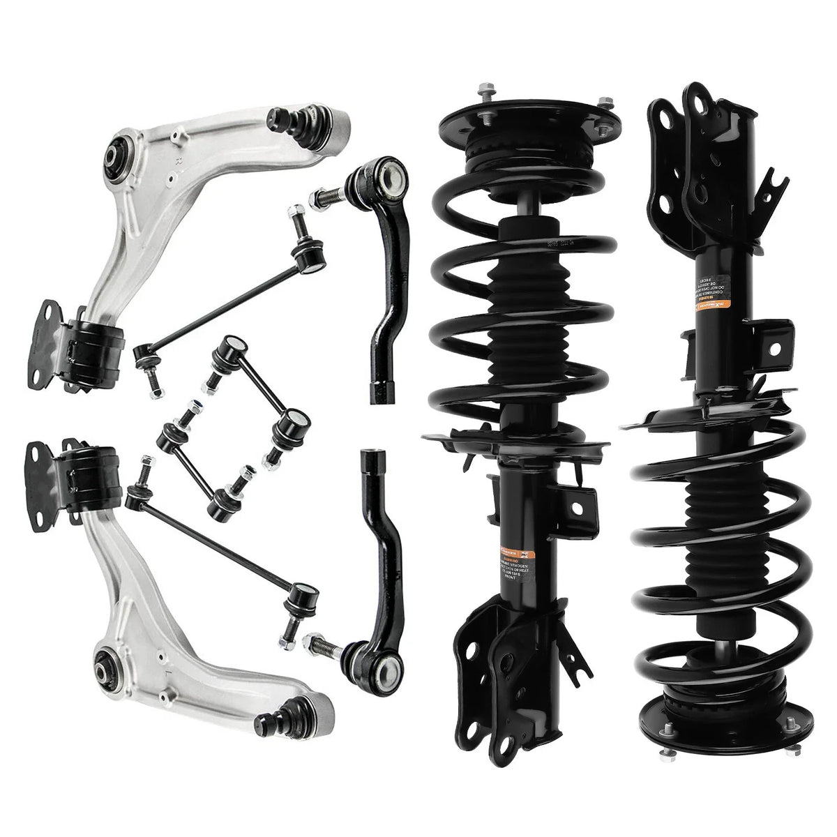 Front Complete Struts Control Arms Outer Tie Rods for Ford Fusion (2013–2020)