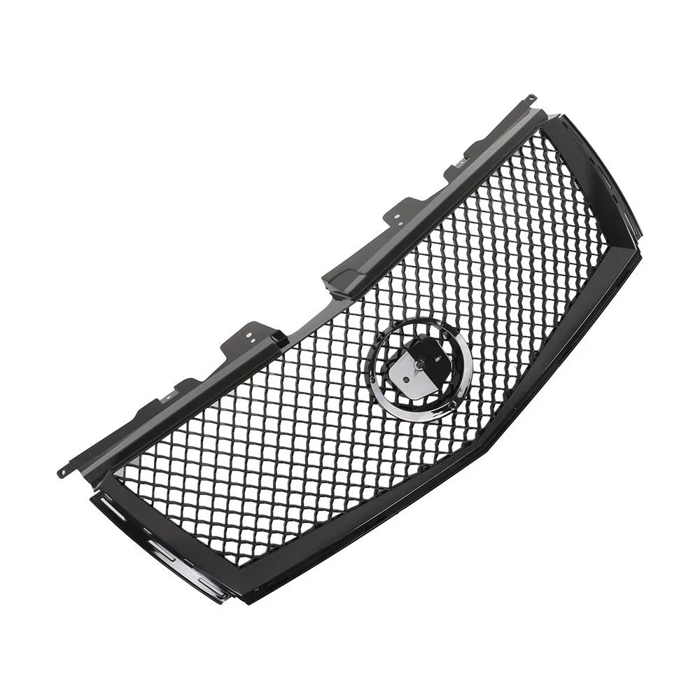 Front Upper Grille Set - Gloss Black Finish for Cadillac CTS 2008-2013