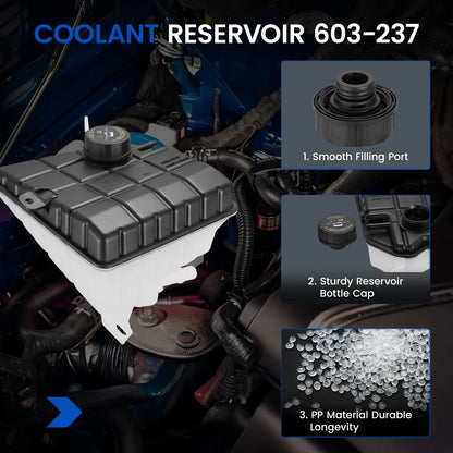 Coolant Reservoir with Cap for Buick Lucerne (2006–2011) 25760633