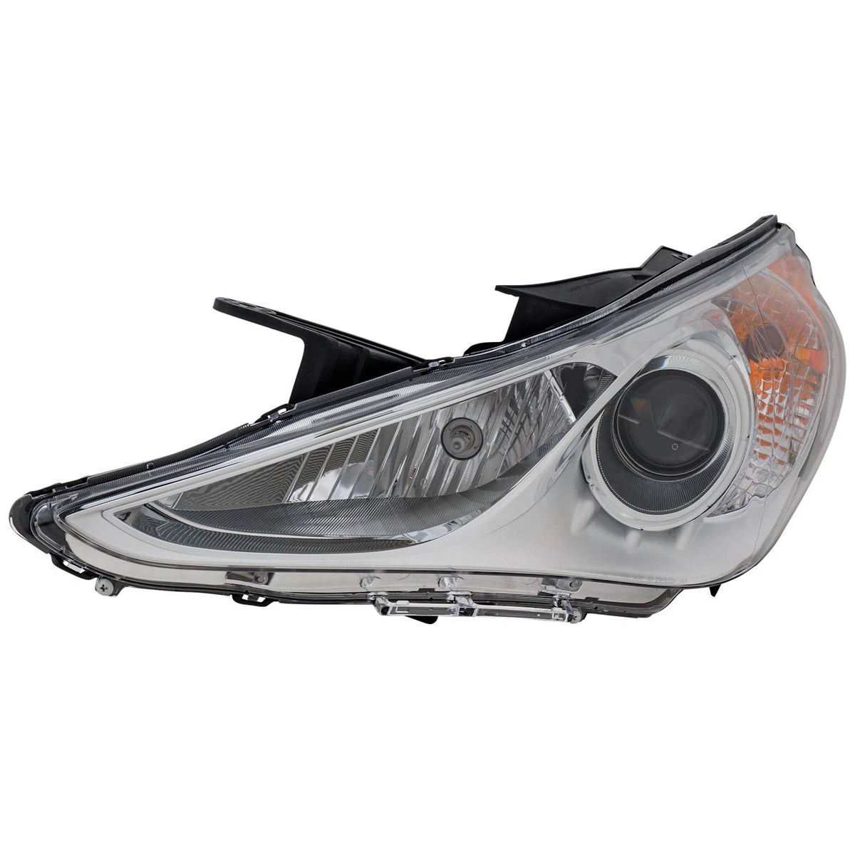 Driver Side Headlight for Hyundai Sonata (2011–2014) Halogen with Bulb