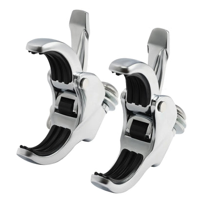 Set of 4 Windshield Clamps for Harley Street Bob Low Rider (2018–2025) Chrome