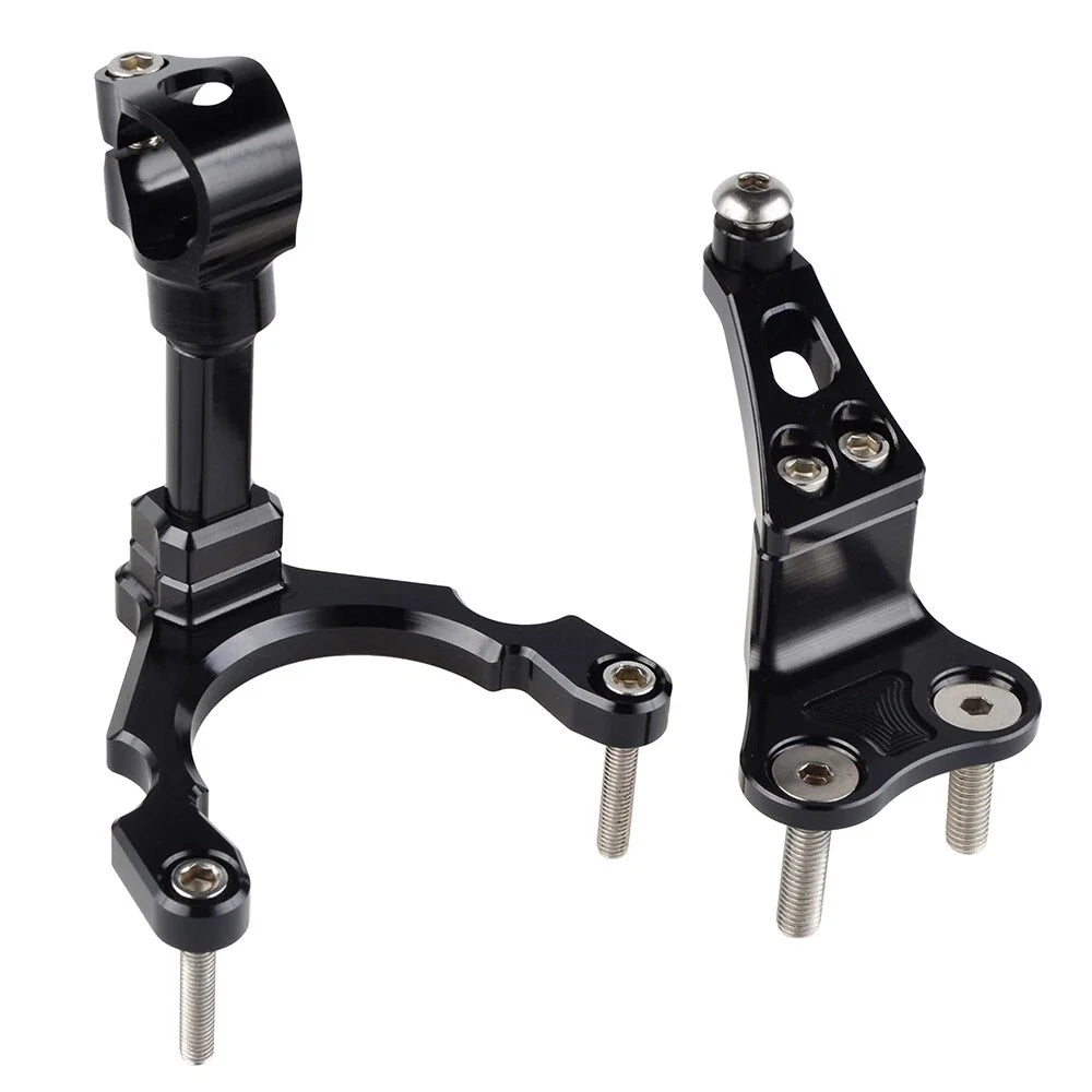 CNC Steering Damper Bracket Mounting Kit for Kawasaki Z900 (2017–2020)