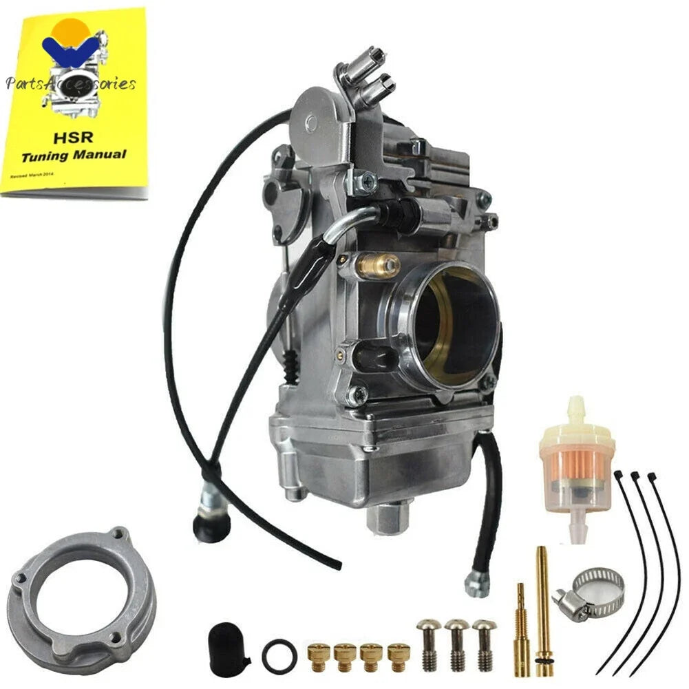 Race Carburetor HSR48 with Polished Finish (42-6265)