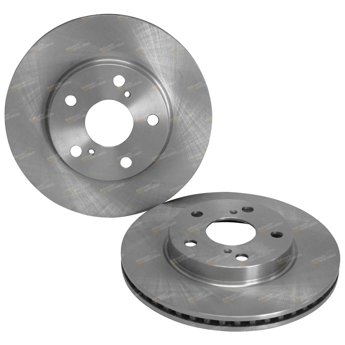 Front Brake Pads and Disc Rotors for 2007–2018 Toyota Corolla