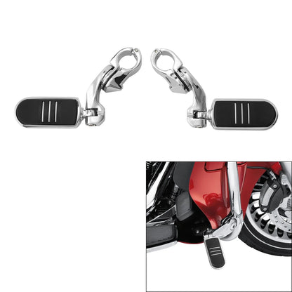 1-1/4 Short Angled Pegstreamliner Highway Engine Guard Foot Peg Mount for Harley