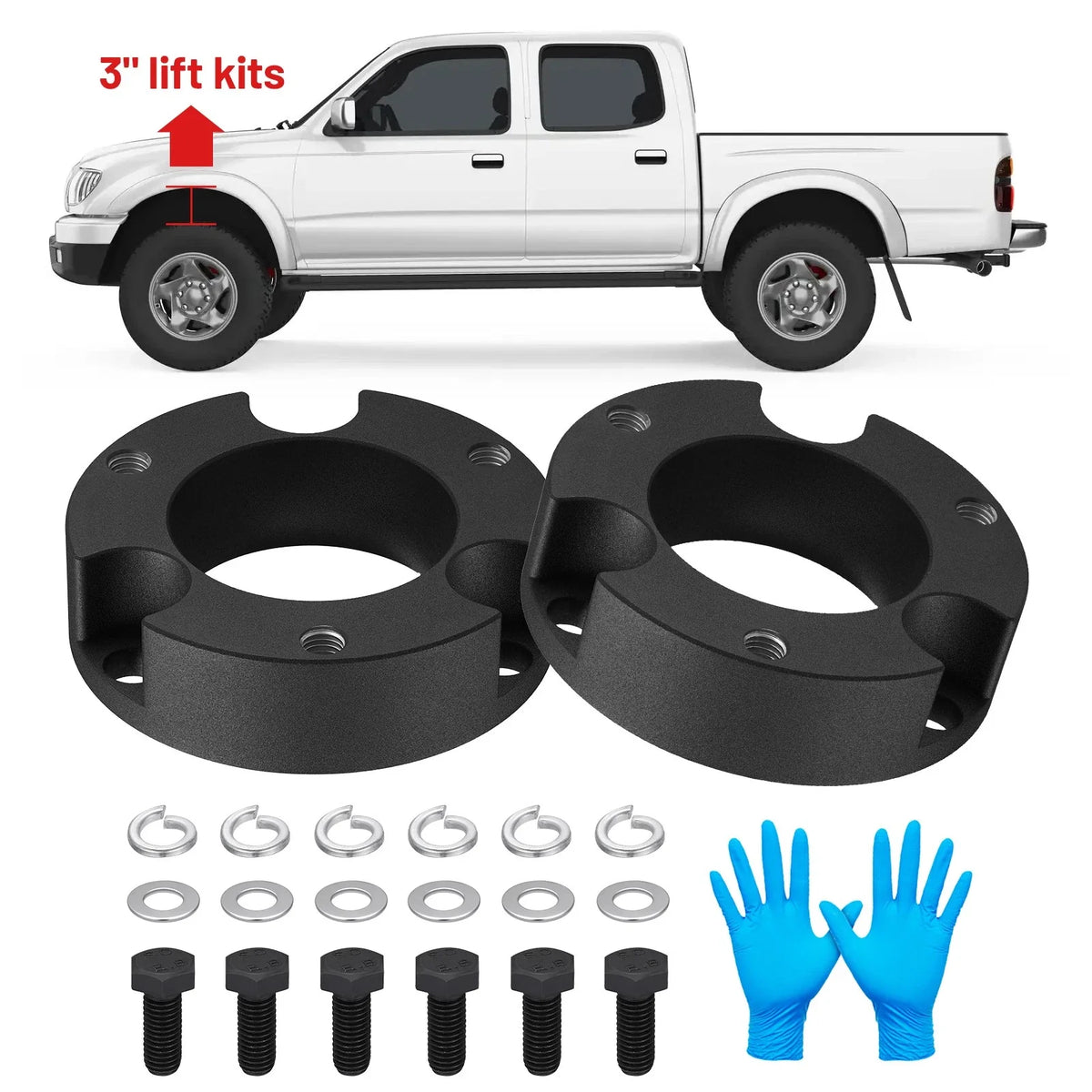 3" Front Leveling Lift Kit for Toyota Tacoma (1995–2004) (2.7L)