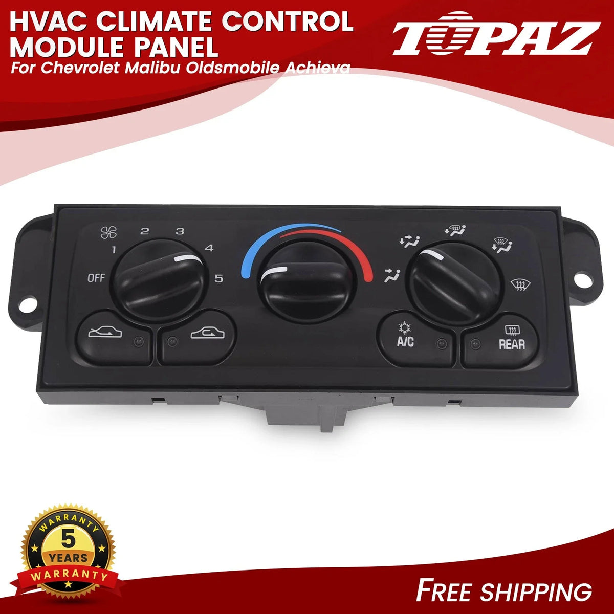 HVAC Climate Control Module for Chevrolet Malibu (1997–2005)