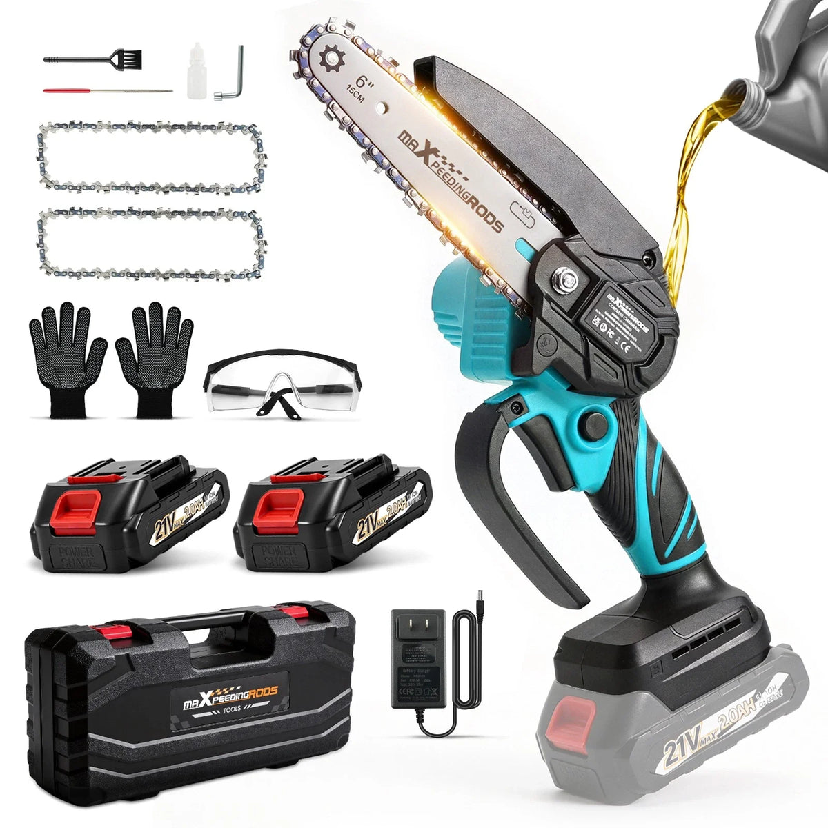 2X Batteries for Mini Chainsaw (6-Inch)