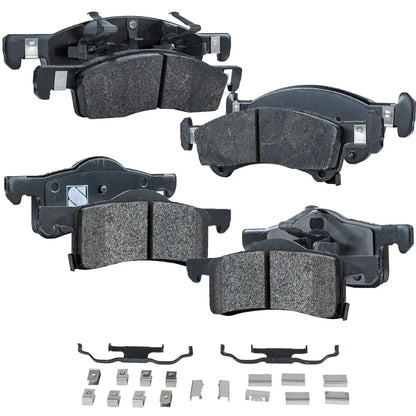 4-Piece Semi-Metallic Brake Pads for Ford Expedition 2002-2006