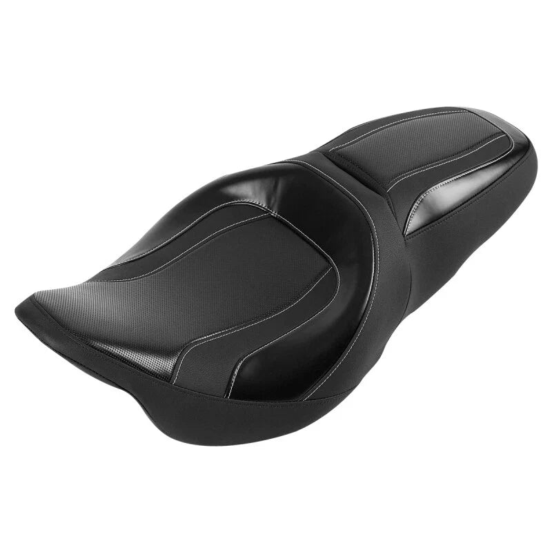 Driver and Passenger Seat in Black for Harley Electra Glide 2009-2023