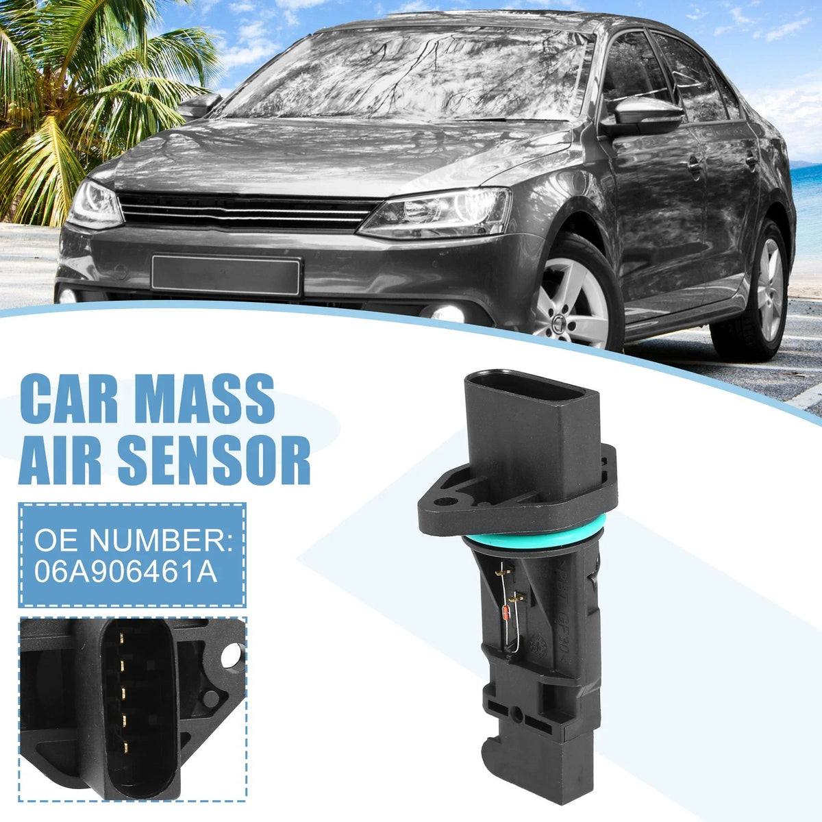 Mass Air Flow Sensor for Volkswagen Beetle (06A906461A)