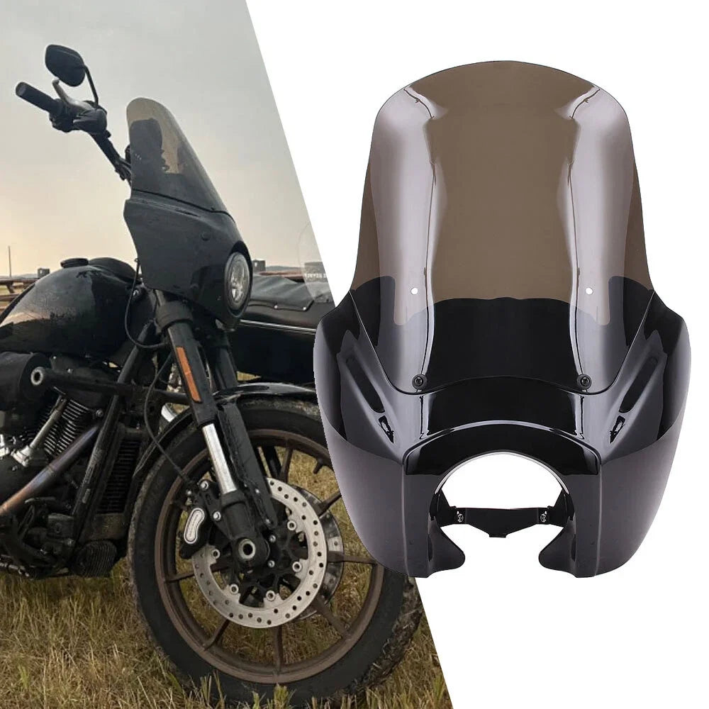 Front Headlight Fairing with 15" Windshield for Dyna Super Glide 2006-2017