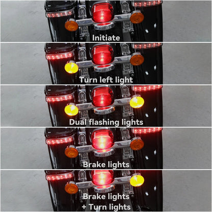 LED Saddlebag Light for Harley FLHT Run Turn Brake 2014-2024
