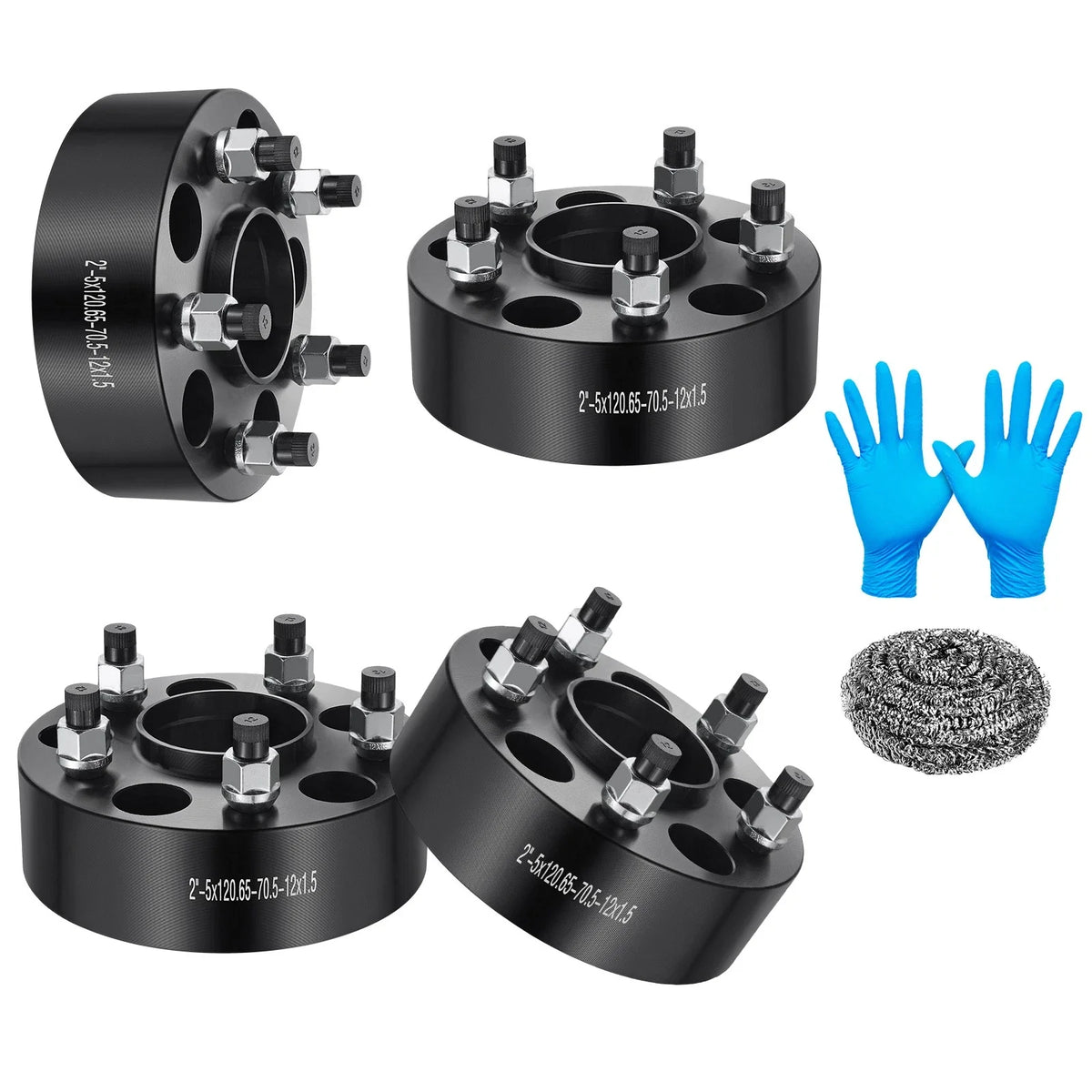 Set of 4 Hubcentric 2" Wheel Spacers for Chevy Corvette Camaro