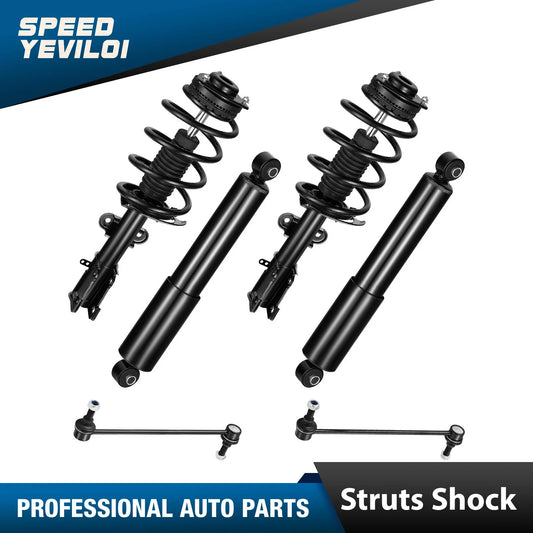 Front Struts and Rear Shock and Sway Bar for Dodge Grand Caravan and Town & Country (2008–2020)