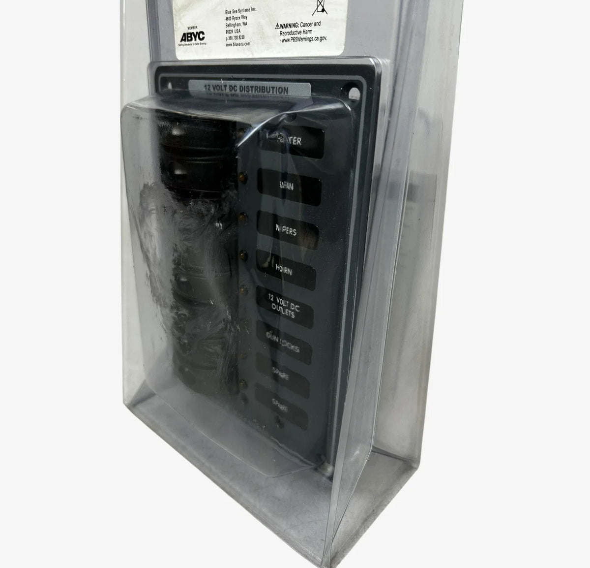 Power Distribution Panel 8 Position for Blue Sea Systems (12V)