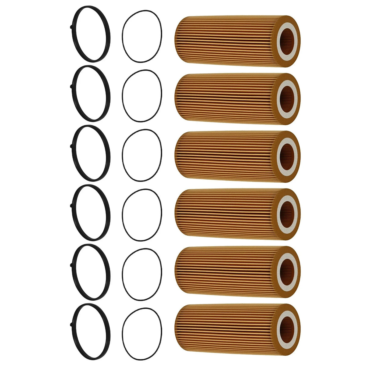 6 Oil Filters for Audi A4 A6 Q5 S4 S5 & Porsche Cayenne 2005-2018