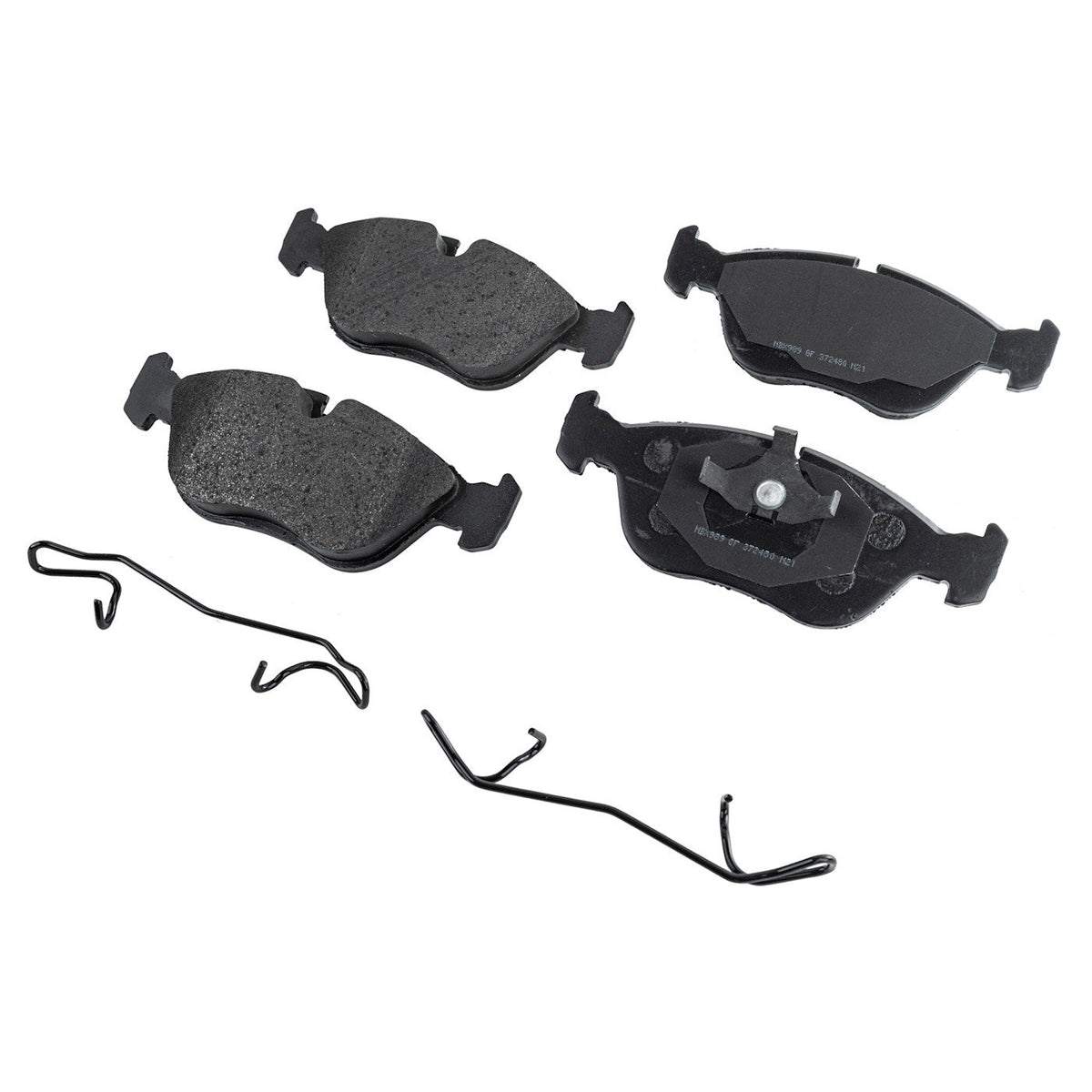 Set of 4 Semi-Metallic Brake Pads for Volvo S70 (1999–2000)