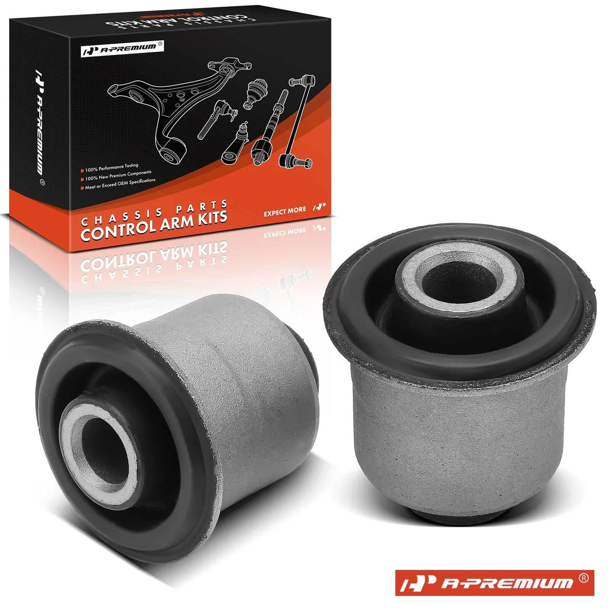 2X Front Upper Control Arm Bushing Kit for Nissan Frontier (2005–2019)