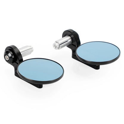 7/8"-1" Handlebar Round Bar End Mirrors - Pair for Universal Fit