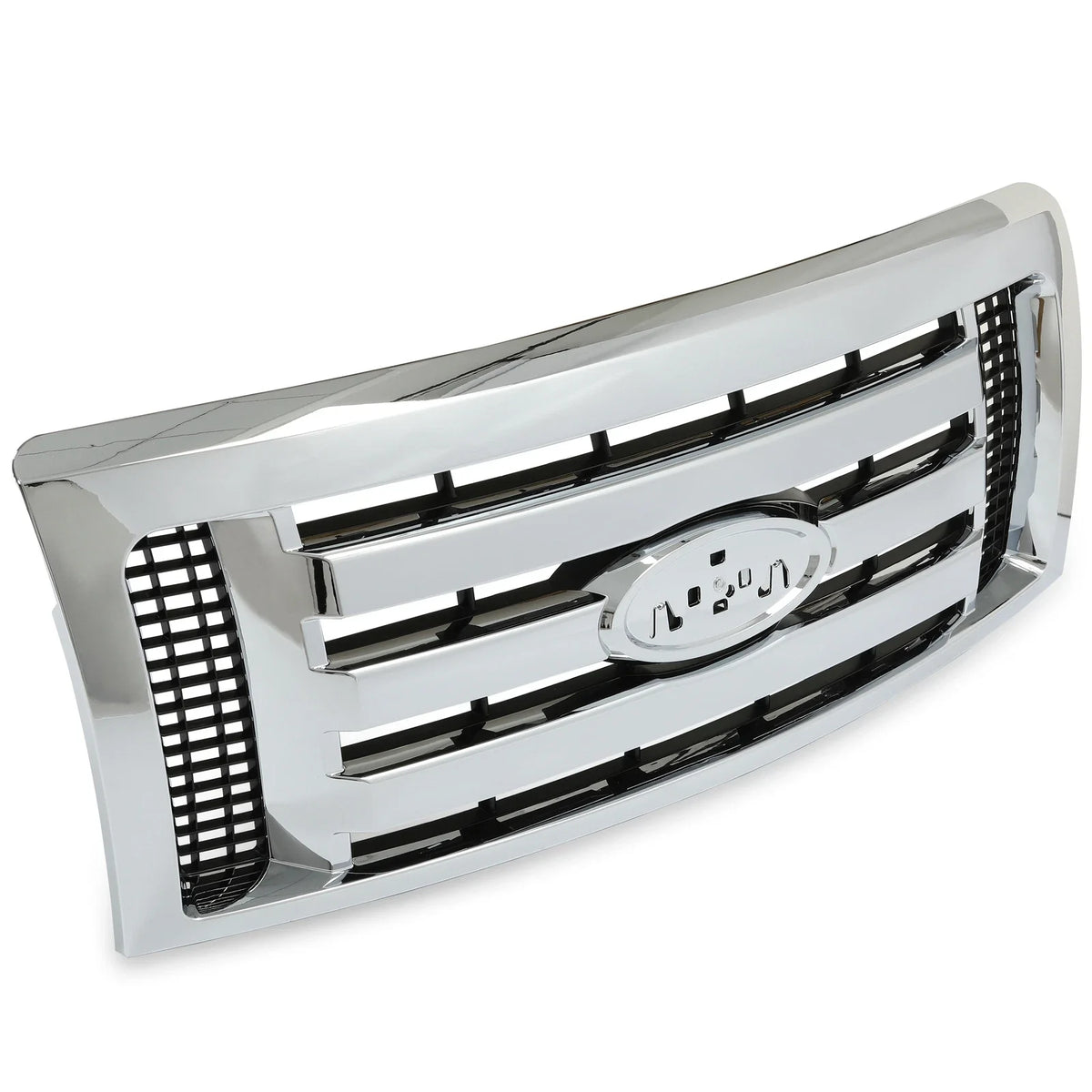 Front Chrome Bumper Grille for Ford F-150 XLT 2009 to 2014