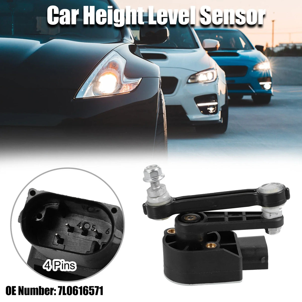Car Height Level Sensor 7L0616571 for Audi Q7 (2011–2015)