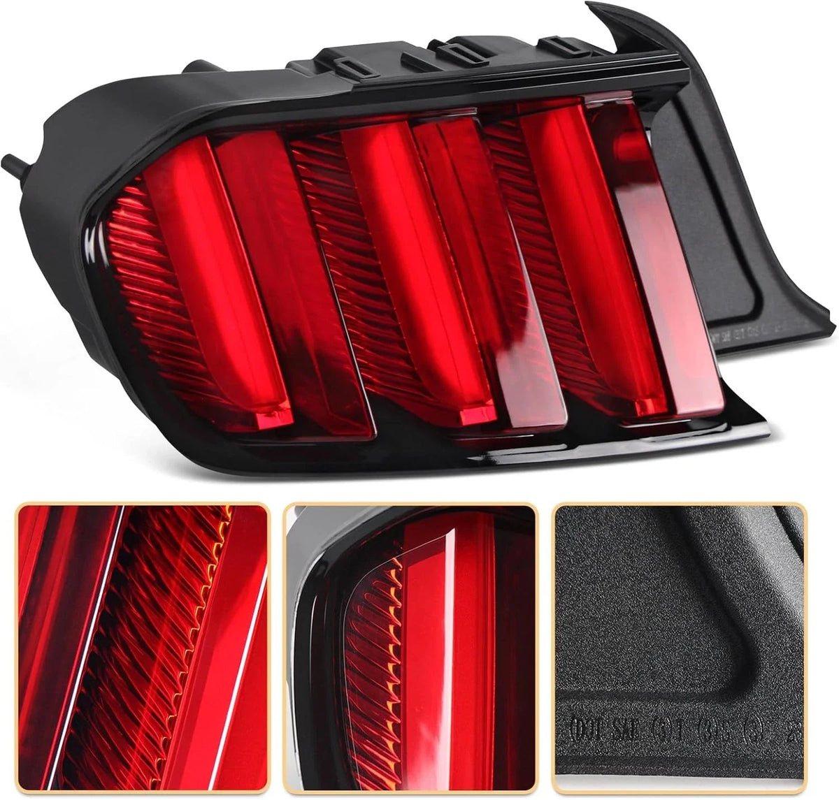 Left Driver Side Rear Tail Light Brake Lamp for Ford Mustang (2015–2017)