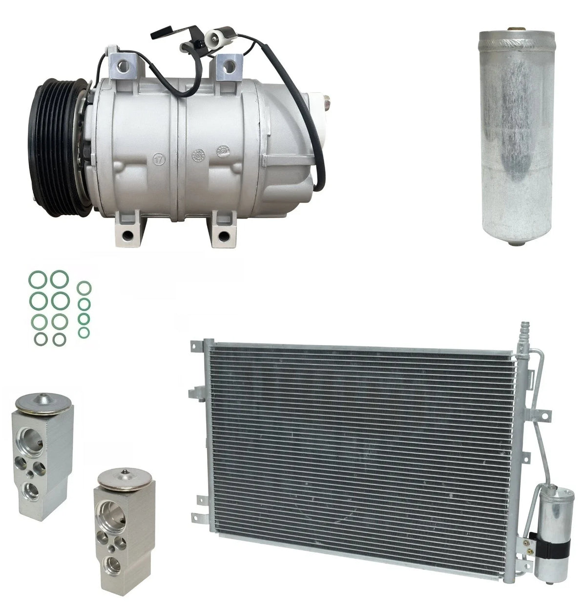 AC Compressor Kit With Condenser for Volvo XC90 2.5L 2.9L (2005–2014)