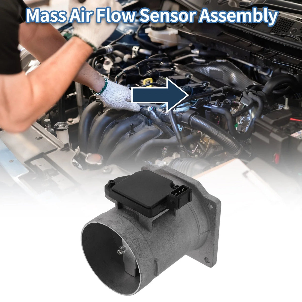 Mass Air Flow Sensor No. 078133471A for Volkswagen Passat (2004–2009)