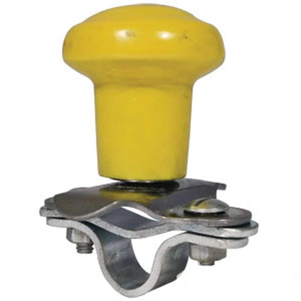 Yellow Steering Wheel Spinner for Case/International Harvester (Replaces 5A6YL)