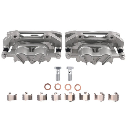 Front Brake Caliper Set with Bracket for Police Interceptor 2013-2019