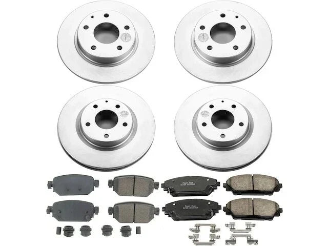 Front and Rear Brake Pad and Rotor Kit for Mazda CX-3 AWD (2019–2021) CF422XW